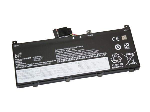 BTI 6-Zellen Li-Ion 90Wh Notebook Akku, 02DL028-BTI