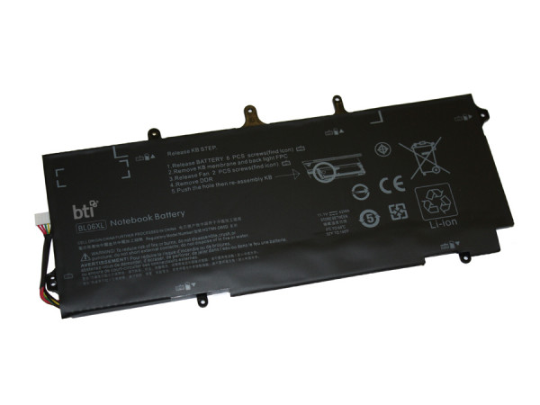 BTI 3-Zellen Li-Ion 42Wh Notebook Akku, 722297-005-BTI