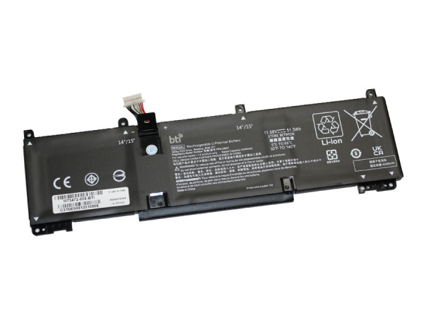BTI 3-Zellen Li-Ion 51Wh Notebook Akku, M73472-005-BTI