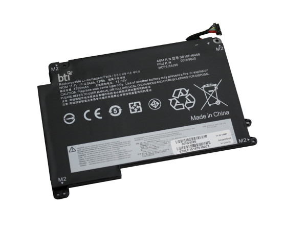 BTI 3-Zellen Li-Ion 52Wh Notebook Akku, 00HW020-BTI