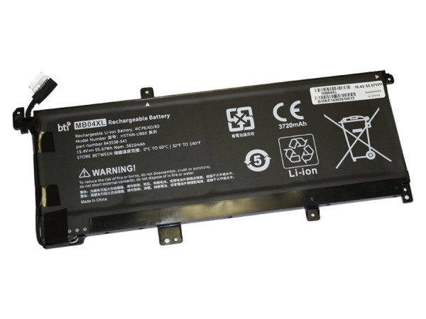 BTI 4-Zellen Li-Ion 56Wh Notebook Akku, MB04XL-BTI