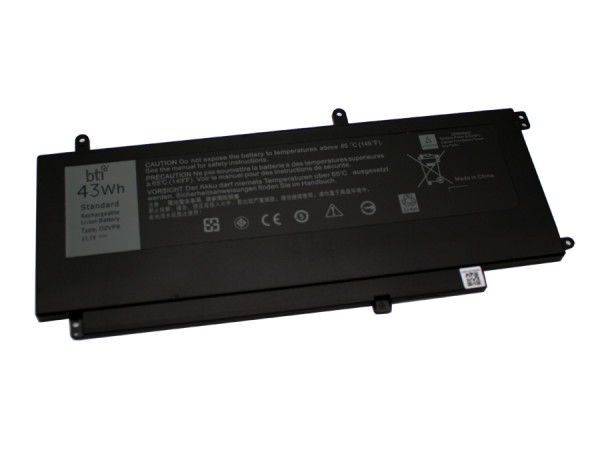 BTI 3-Zellen Li-Ion 43Wh Notebook Akku, D2VF9-BTI