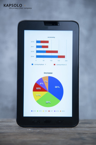 KAPSOLO 9H Anti-Glare, entspiegelnde Displayschutzfolie / Displayschutzfilter für Samsung Galaxy Tab S2 9,7" WiFi, KAP10571