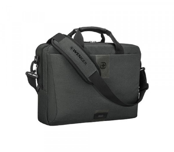 Wenger, MX ECO Brief, 16" Laptop Briefcase, Charcoal, 612263
