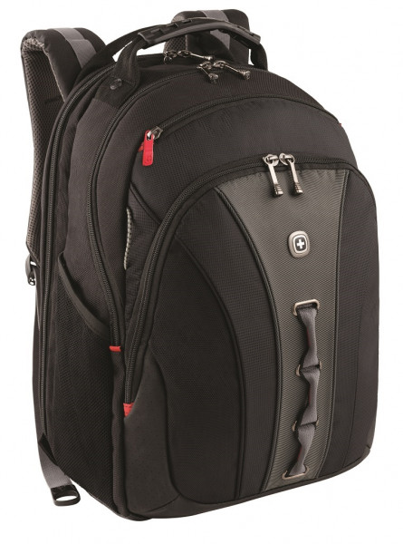 Wenger, Legacy 16" Computer Backpack, Black/Gray , 600631