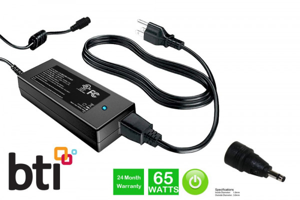 BTI 65W AC Adapter 3.0 x 1.0mm - EU Version, AC-1965133/EU