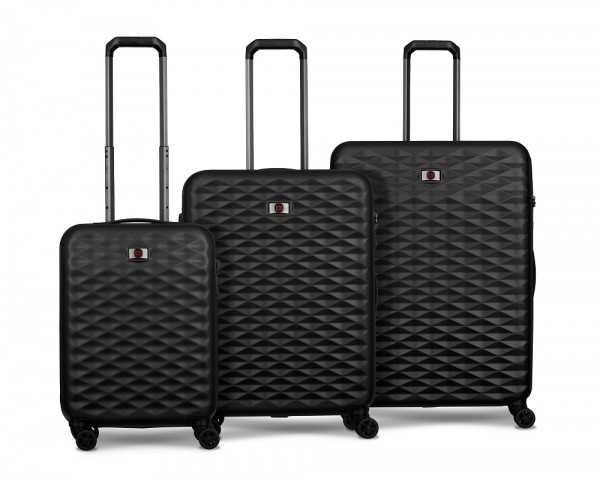 WENGER Lumen Hardside Luggage Set, Black, 604333