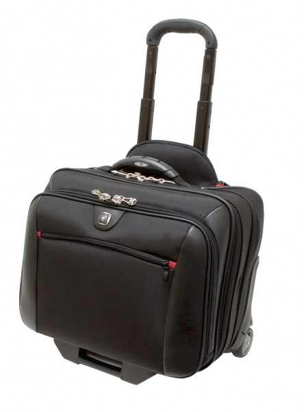 Wenger, Potomac 17" Double Gusset Wheeled Computer Case, Black , 600661