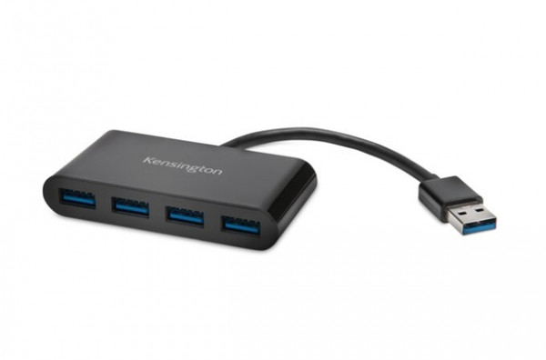 Kensington UH4000 4 Port Hub, USB 3.0 – schwarz, K39121EU