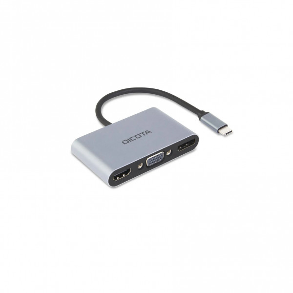 DICOTA USB-C Portable 5-in-1 Docking Station 4K HDMI/DP PD 100W, D32064