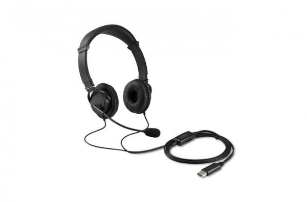 Kensington Classic USB-A Headset mit Mikrofon und Lautstärkeregler, K33065WW