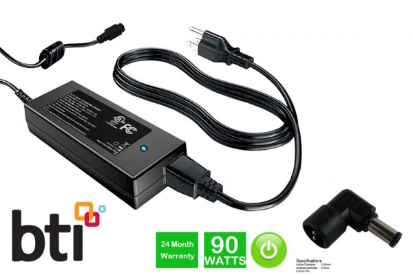BTI 90W Notebook Netzteil (5.5mm x 3.35mm) - EU/UK Version, AC-1990124