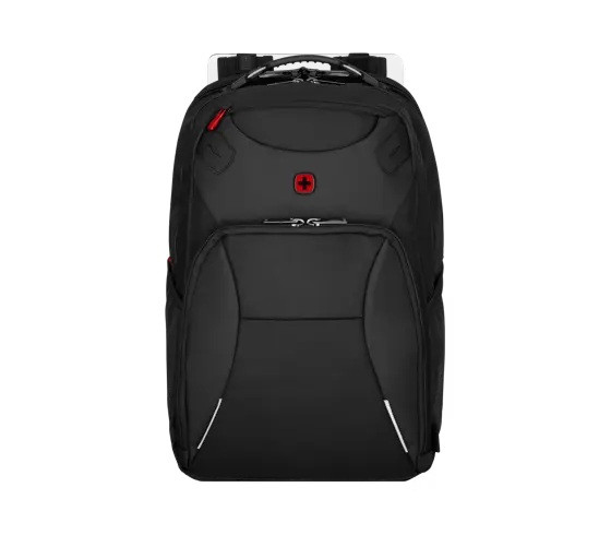 Wenger, Cosmic, 17" Laptop Backpack with Tablet Pocket, Black, 653187