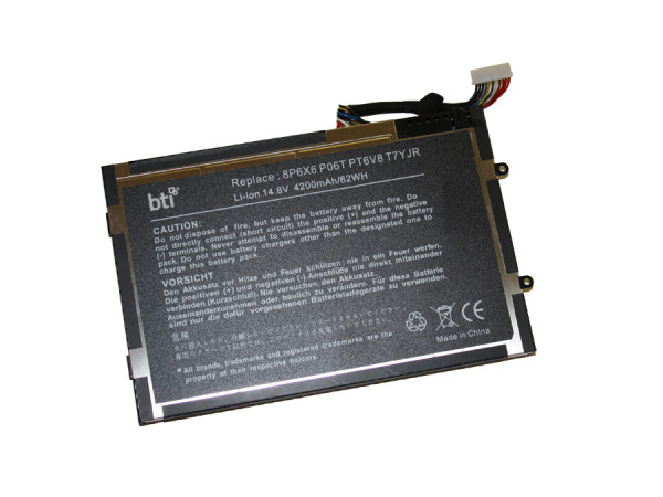 BTI 4-Zellen Li-Ion 63Wh Notebook Akku, PT6V8-BTI