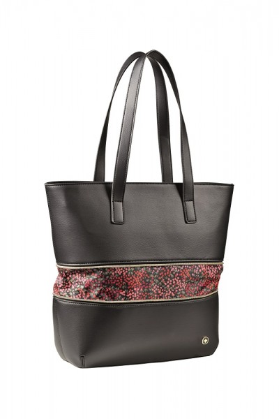 WENGER Eva 13&quot; Elegante Damentasche, Black/Floral, 604806