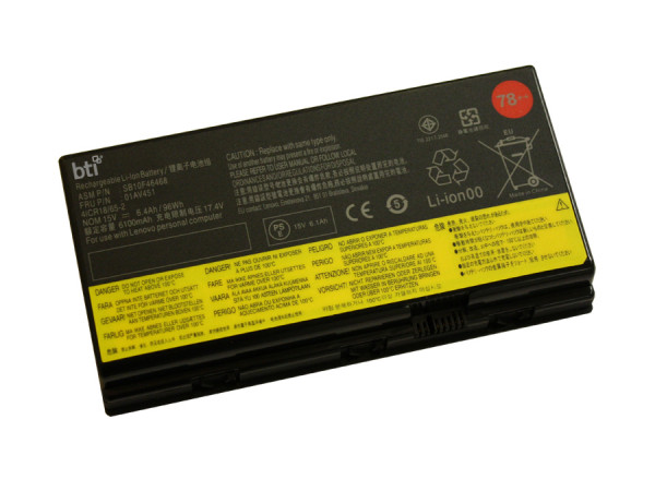 BTI 8-Zellen Li-Ion 96Wh Notebook Akku, 4X50K14092-BTI