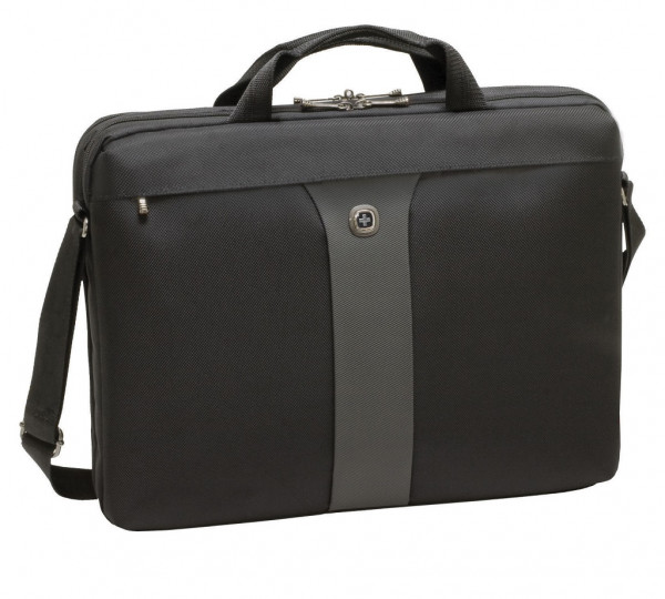 Wenger, Legacy 17" Slimcase,Black/Gray , 600654