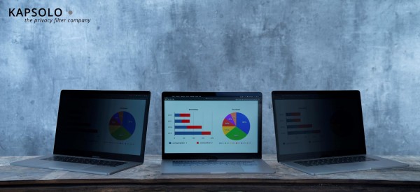 KAPSOLO 4-wege Blickschutzfilter / Blickschutzfolie abnehmbar für 40,64cm (16&quot;) Wide 16:10, KAP12880