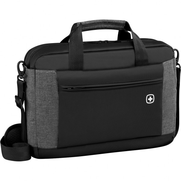 Wenger, Underground 16" Laptop Briefcase with Tablet Pocket, Black, 601057