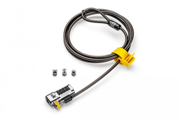 Kensington ClickSafe Universelles 3-in-1 Kombinationsschloss (T-Bar, Nano & Wedge-Shaped) - Master Keyed, K68106EU