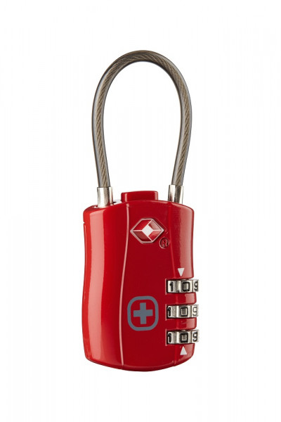 WENGER TSA Zahlenkombinations-Gepäckschloss, rot, 604570