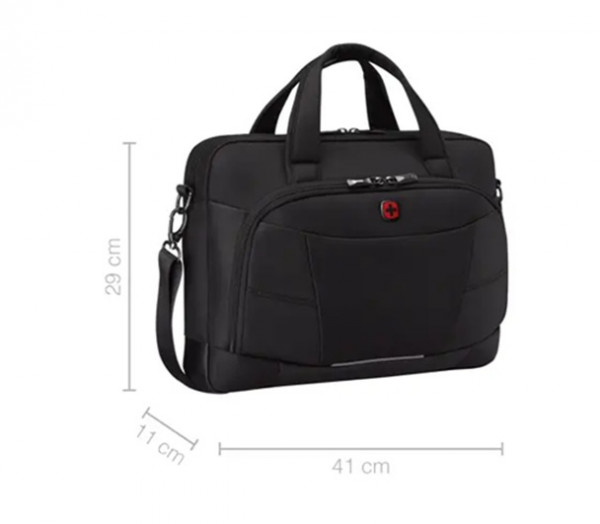 Wenger, Altair Brief, 14" - 16" Laptop Briefcase with Tablet Pocket, Black, 653496