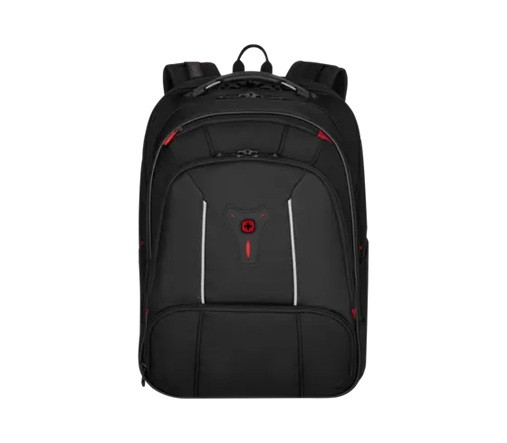 Wenger Carbon Pro Business Backpack with 15.6" Laptop Sleeve and Tablet Pocket, Black, 653129