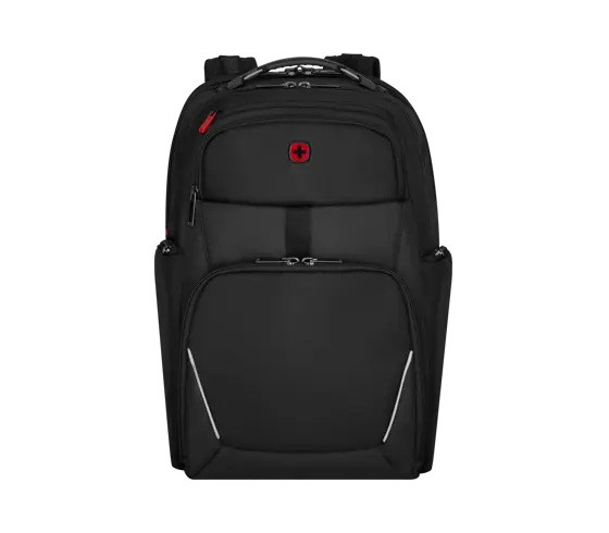 Wenger, Meteor, 17" Laptop Backpack with Tablet Pocket, Black, 653188