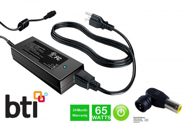 BTI 65W AC Adapter 8.0 x 5.0mm EU/UK Version, AC-2065122
