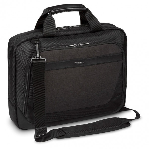 Targus CitySmart Essential Multi-Fit 12.5-14" Laptop Topload Black & Grey, TBT913GL