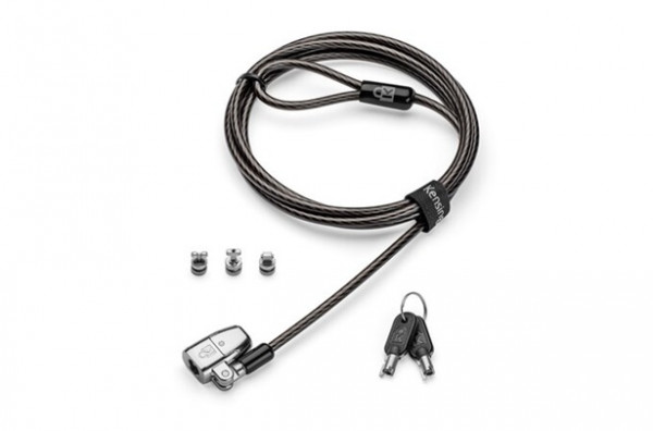 Kensington ClickSafe 2.0 Universelles 3-in-1 Laptopschloss - Master Key FT, K68108EUM