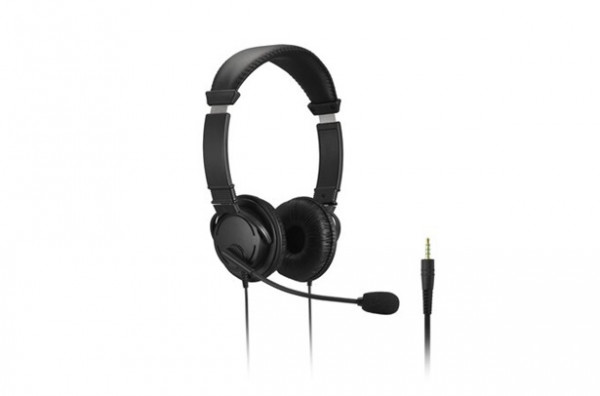 Kensington Classic 3.5mm Headset mit Mikrofon und Lautstärkeregler, K33597WW