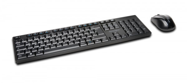 Kensington Pro Fit® flaches, kabelloses Desktop Set, Tastatur/Maus, K75230DE