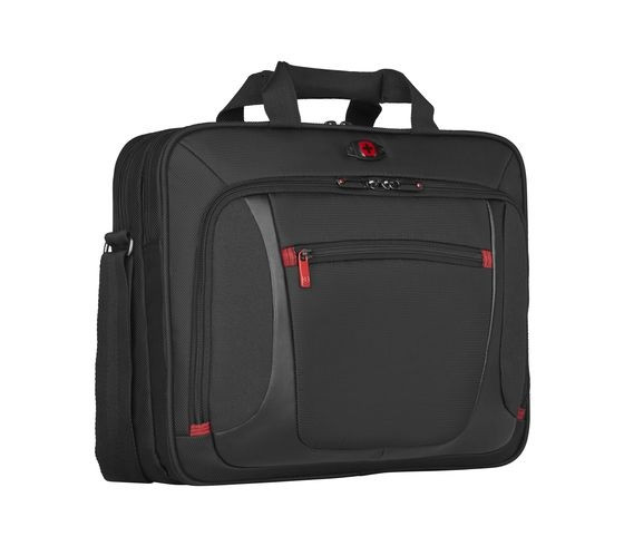Wenger, Sensor 16" Macbook Pro Briefcase W/iPad, Black , 600643