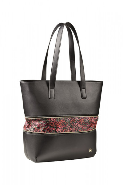 WENGER Eva 13" Elegante Damentasche, Black/Floral, 604806