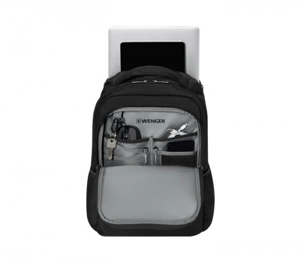 Wenger, XE Resist, 16'' Laptop Backpack with Tablet Pocket, Black, 612737