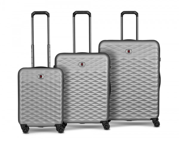 WENGER Lumen Hardside Luggage Set, Silver, 604335