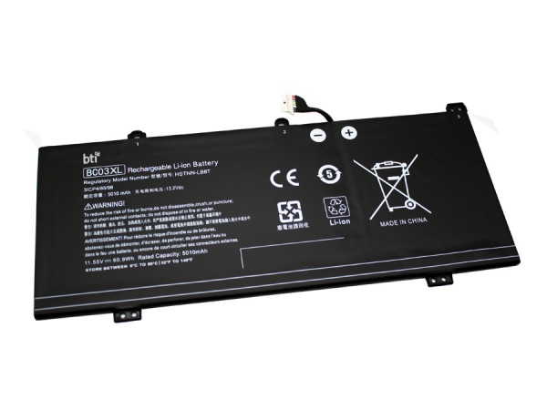 BTI 3-Zellen Li-Ion 61Wh Notebook Akku, BC03XL-BTI